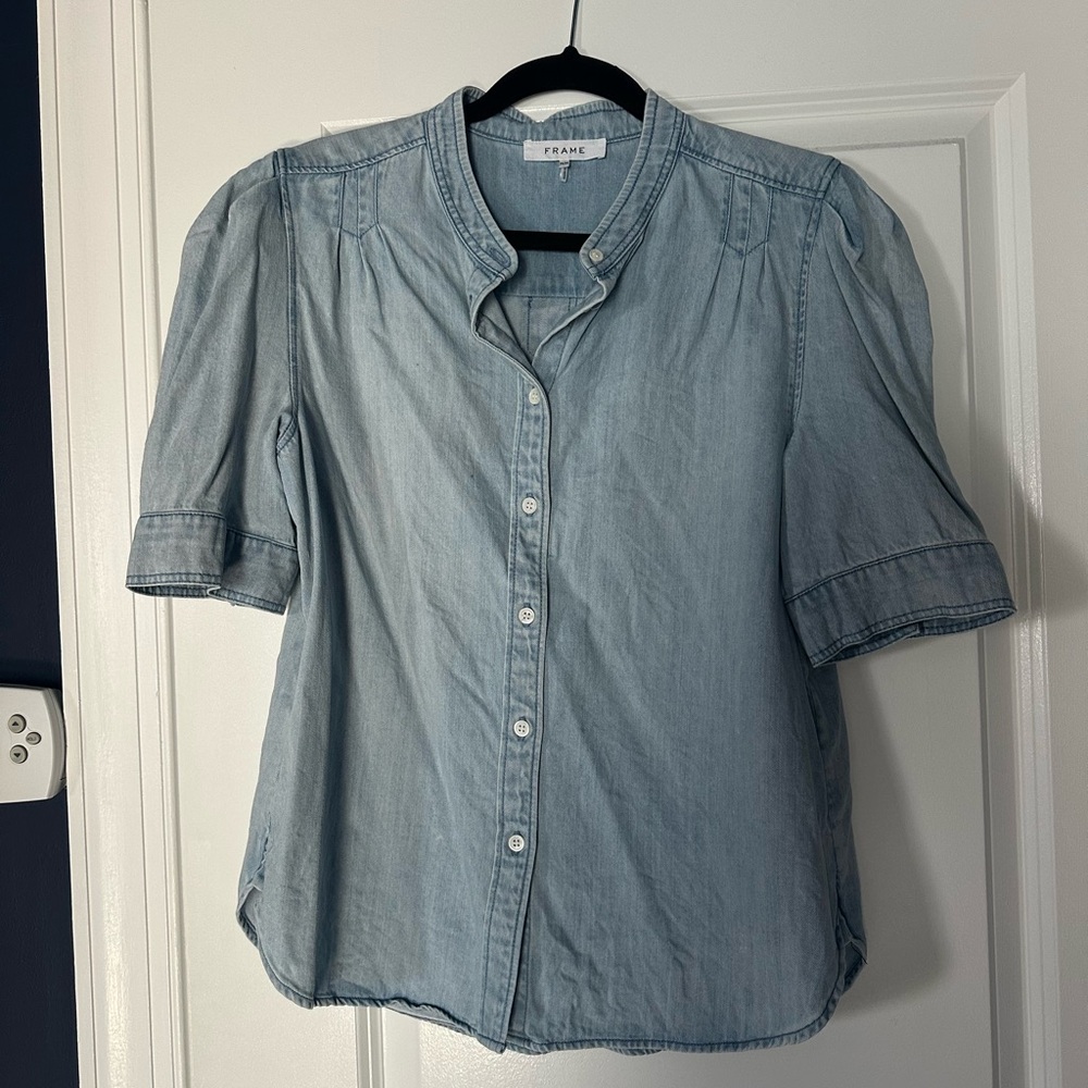 Frame Denim Light Blue Shirt